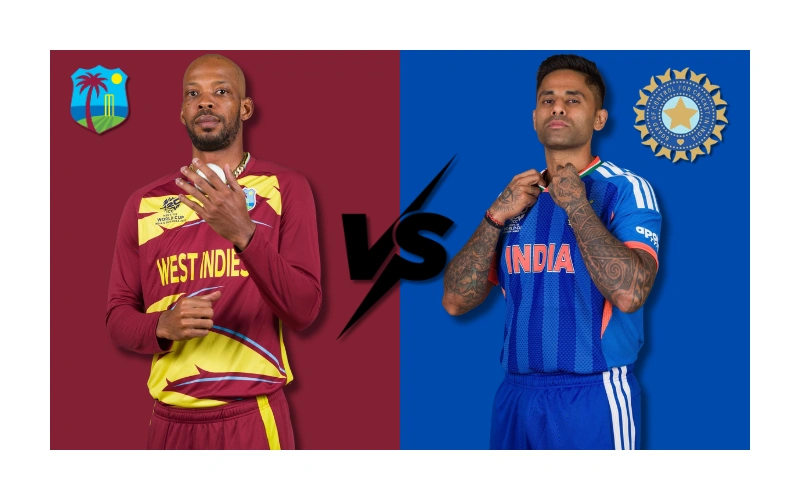West Indies Cricket Team vs India National Cricket Team Match Scorecard