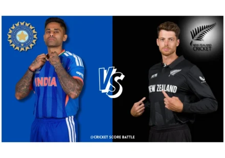 न्यू झीलंड राष्ट्रीय क्रिकेट संघ वि भारत राष्ट्रीय क्रिकेट संघ सामन्याचे स्कोअरकार्ड