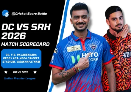 Delhi Capitals vs Sunrisers Hyderabad Match Scorecard
