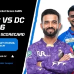 Kolkata Knight Riders vs Delhi Capitals Match Scorecard