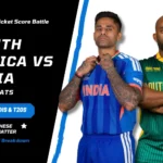 South Africa National Cricket Team vs India National Cricket Team Stats