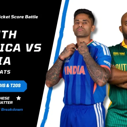 South Africa National Cricket Team vs India National Cricket Team Stats