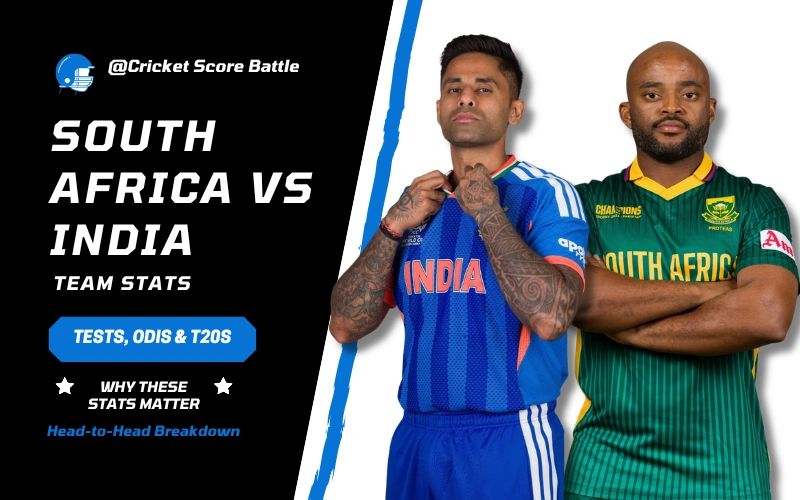 South Africa National Cricket Team vs India National Cricket Team Stats