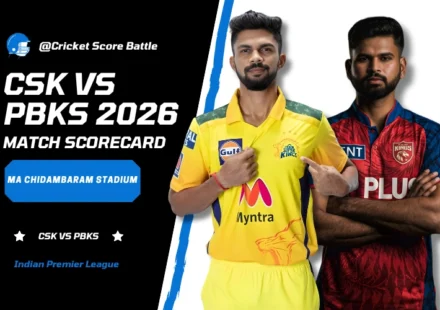 chennai super kings vs punjab kings match scorecard