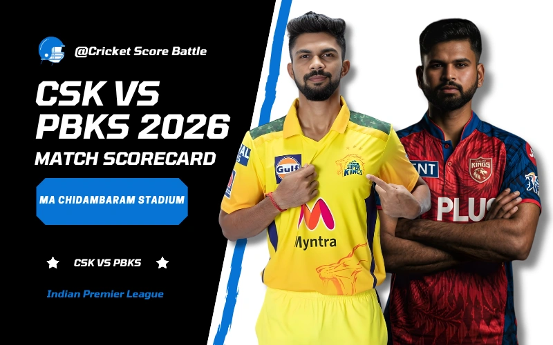 chennai super kings vs punjab kings match scorecard