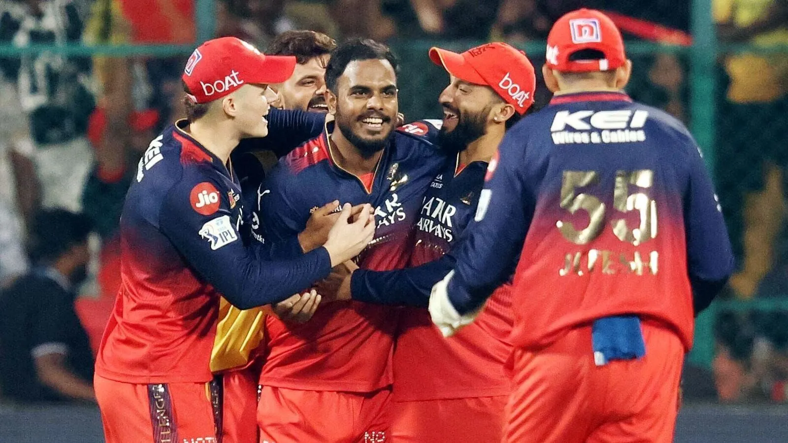 royal challengers bengaluru vs chennai super kings match scorecard today